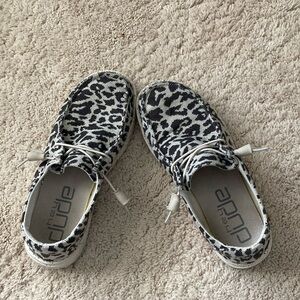 Hey Dude Leopard Print Casual Shoes